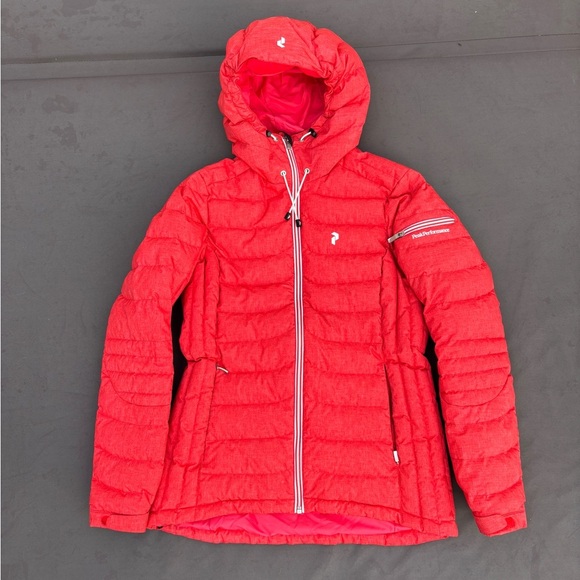 Peak Performance Blackburn Women’s Down ski jacket red warm - Picture 1 of 7